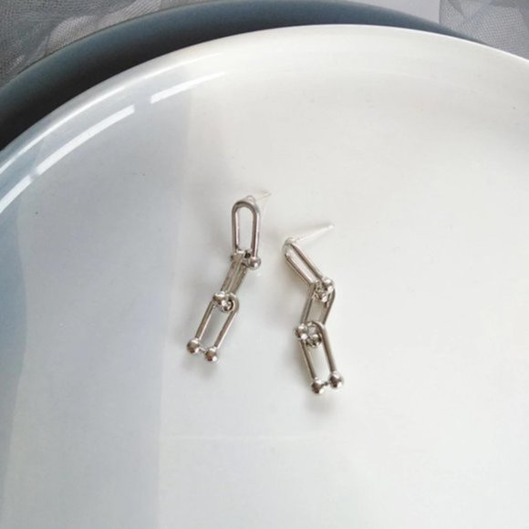 Chain Drop Earrings - Picture 7 of 7